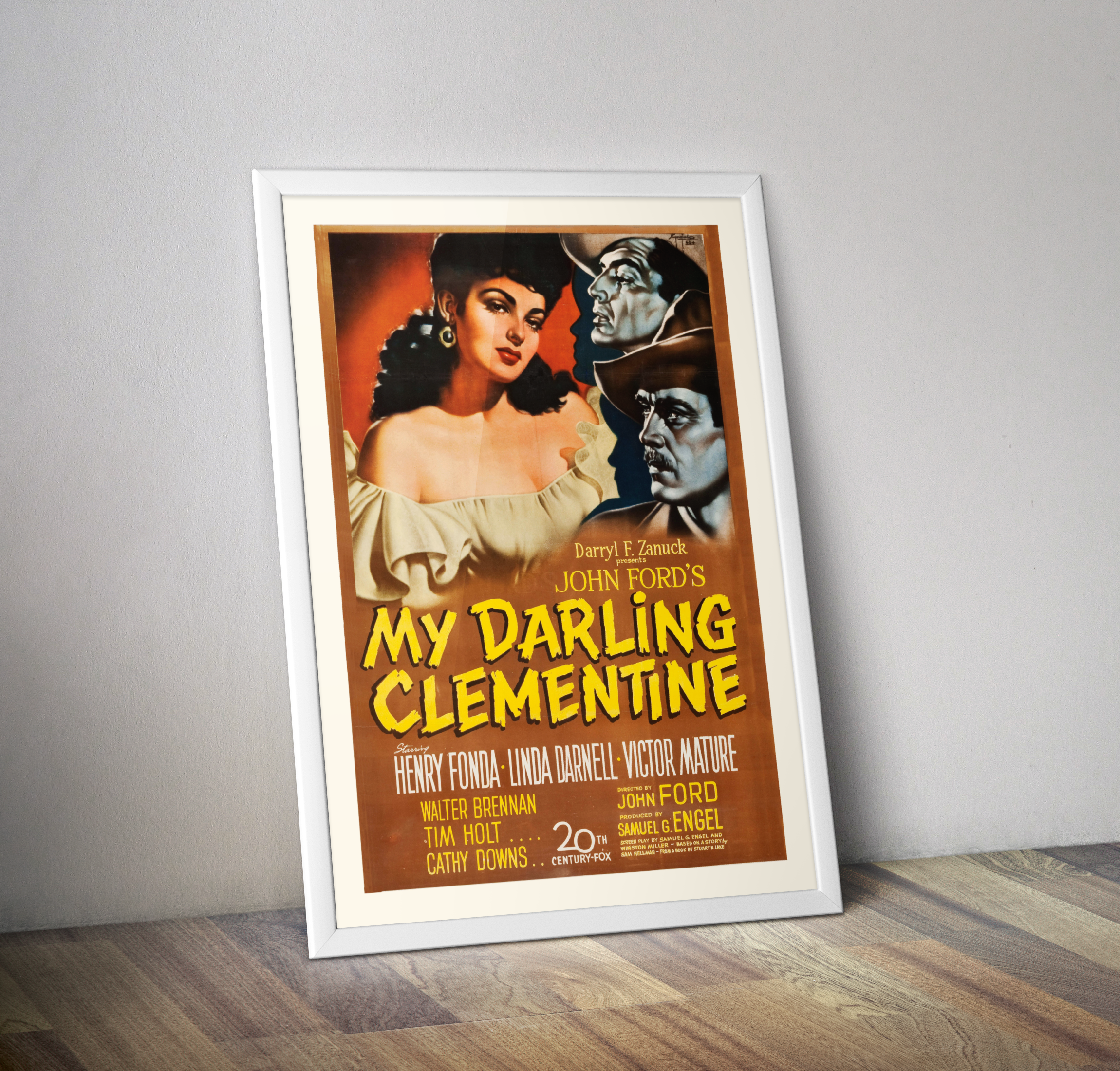 Affiche film cinéma My Darling Clementine 1946 - Henry Fonda