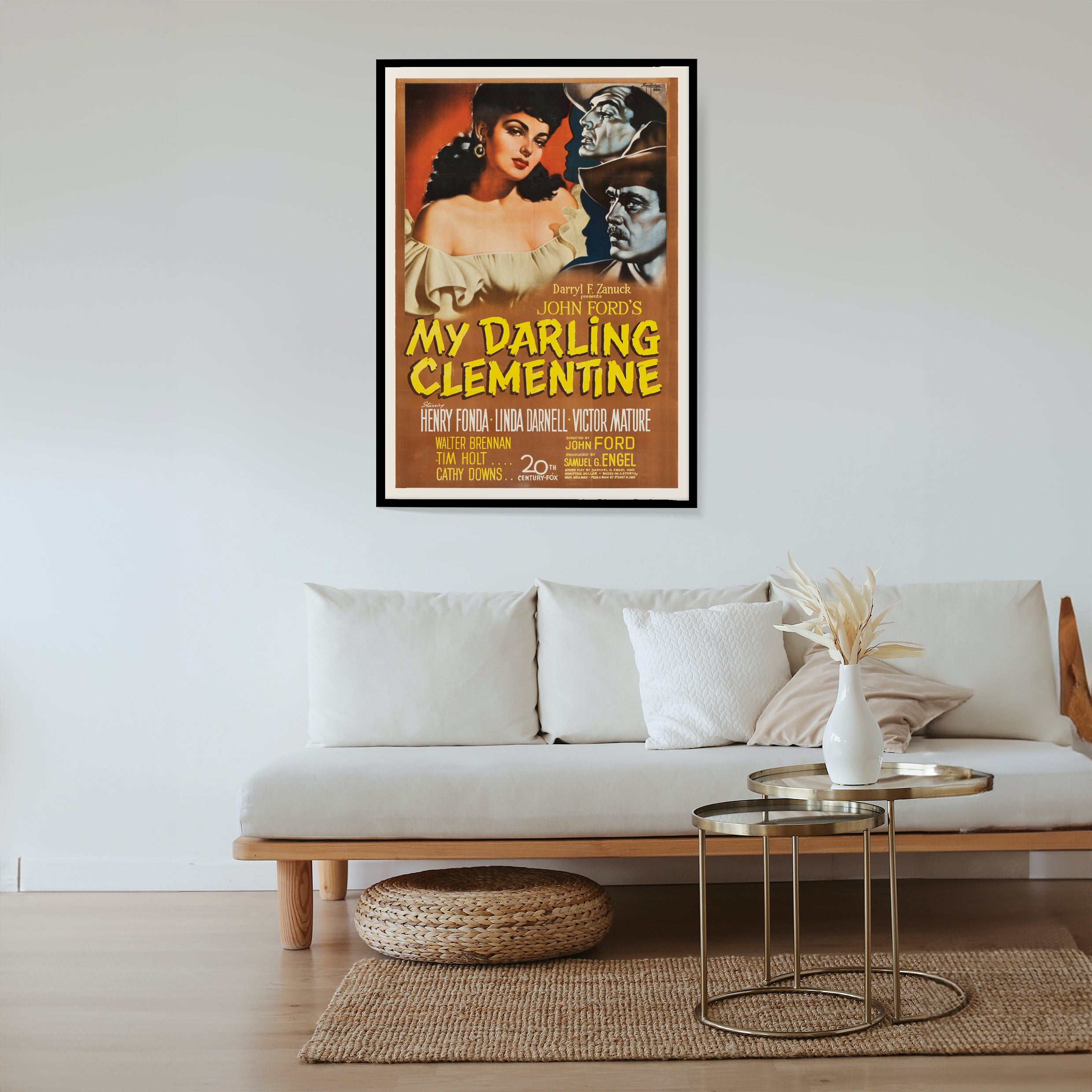 Affiche film cinéma My Darling Clementine 1946 - Henry Fonda