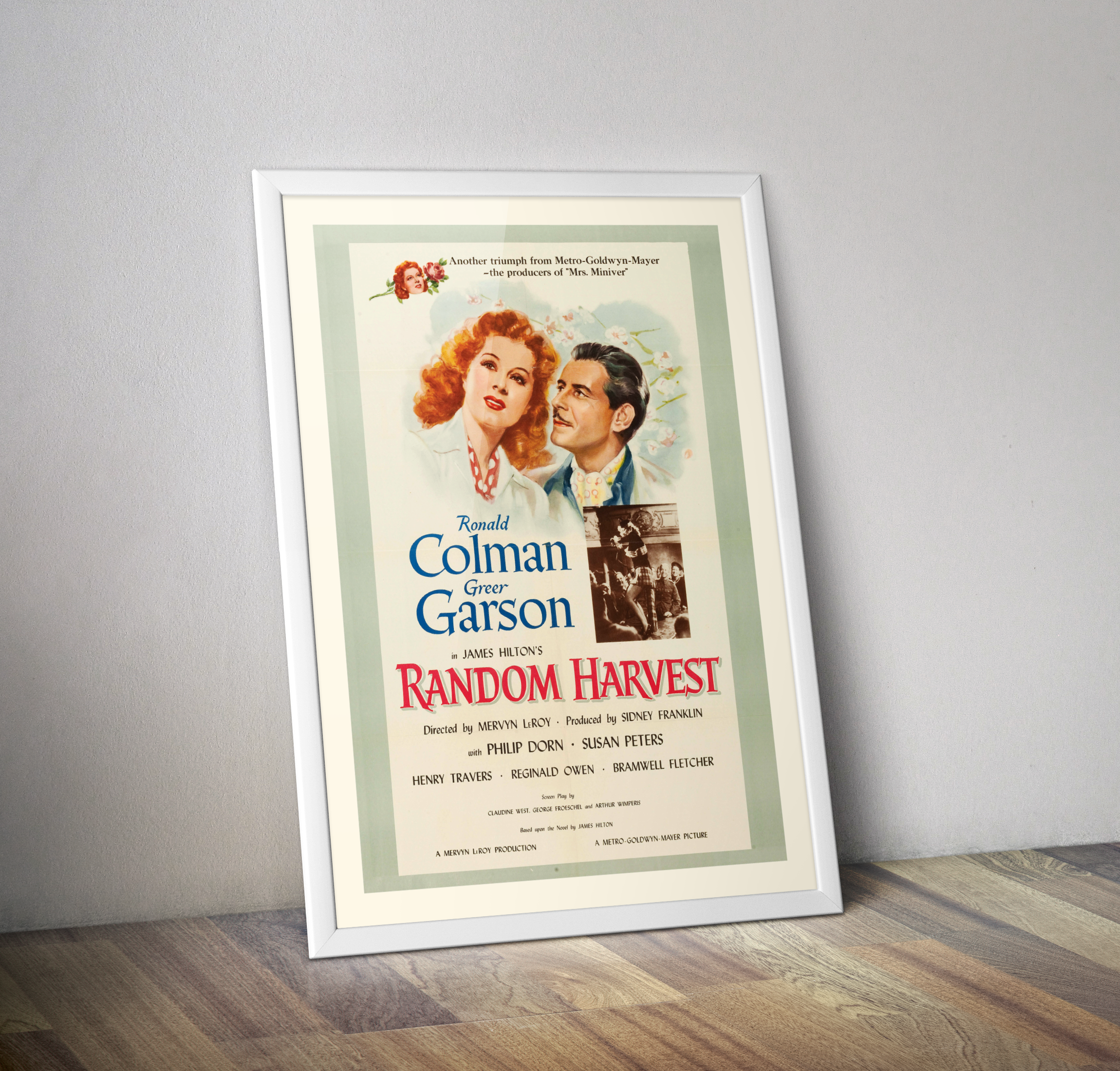 Affiche cinéma Prisonniers du passé (Random Harvest) 1942