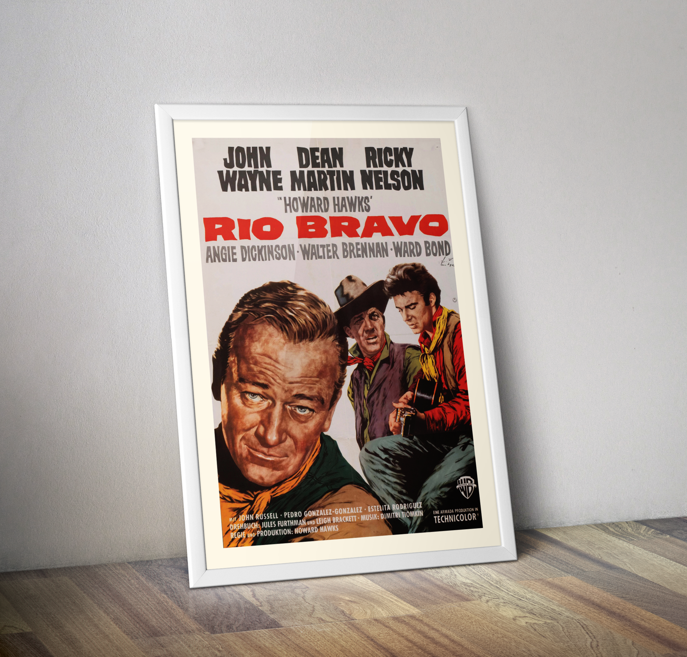 Affiche cinéma Rio Grande 1959 John Wayne I Affiche western
