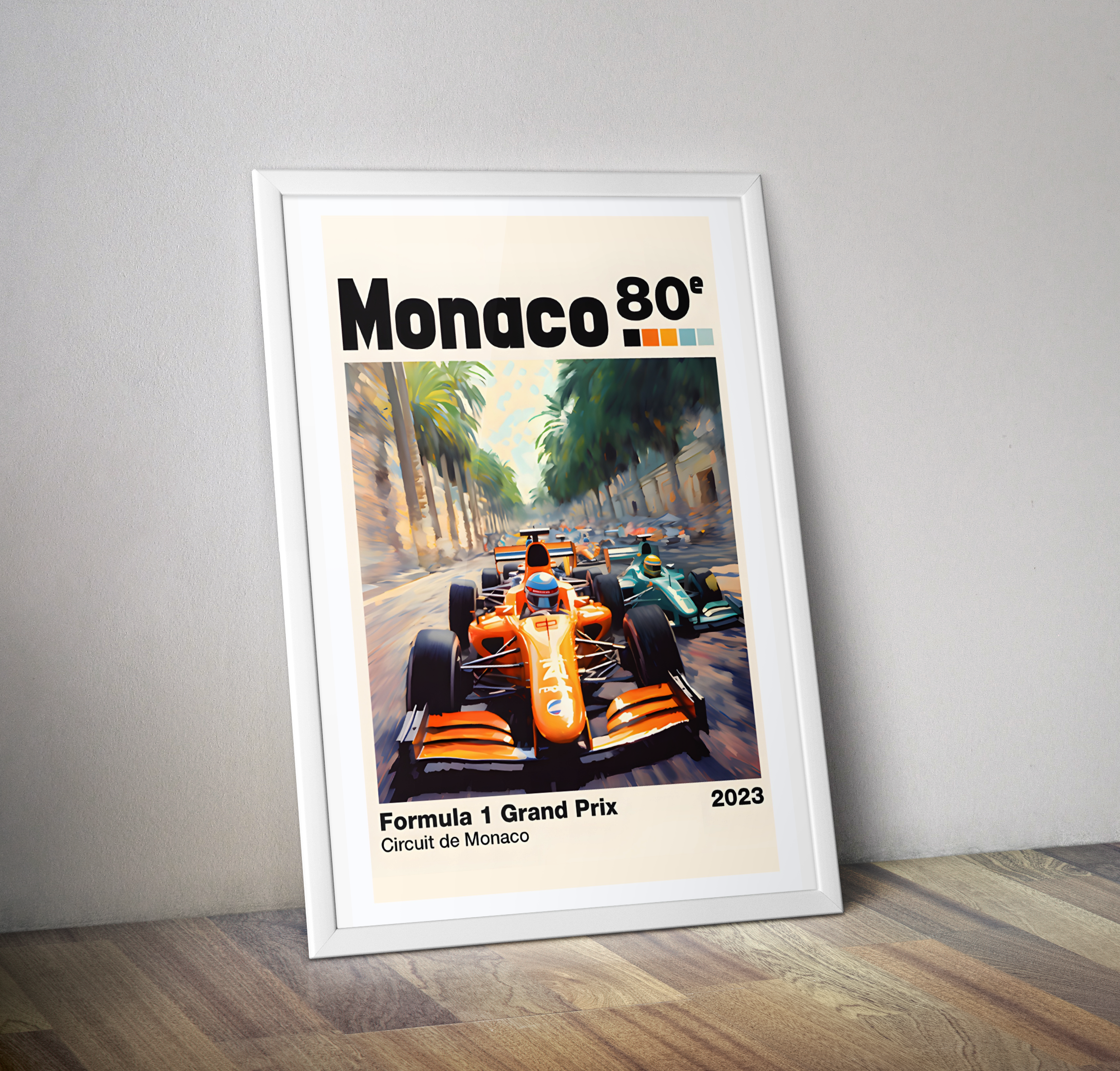 Affiche Monaco grand prix formule 1