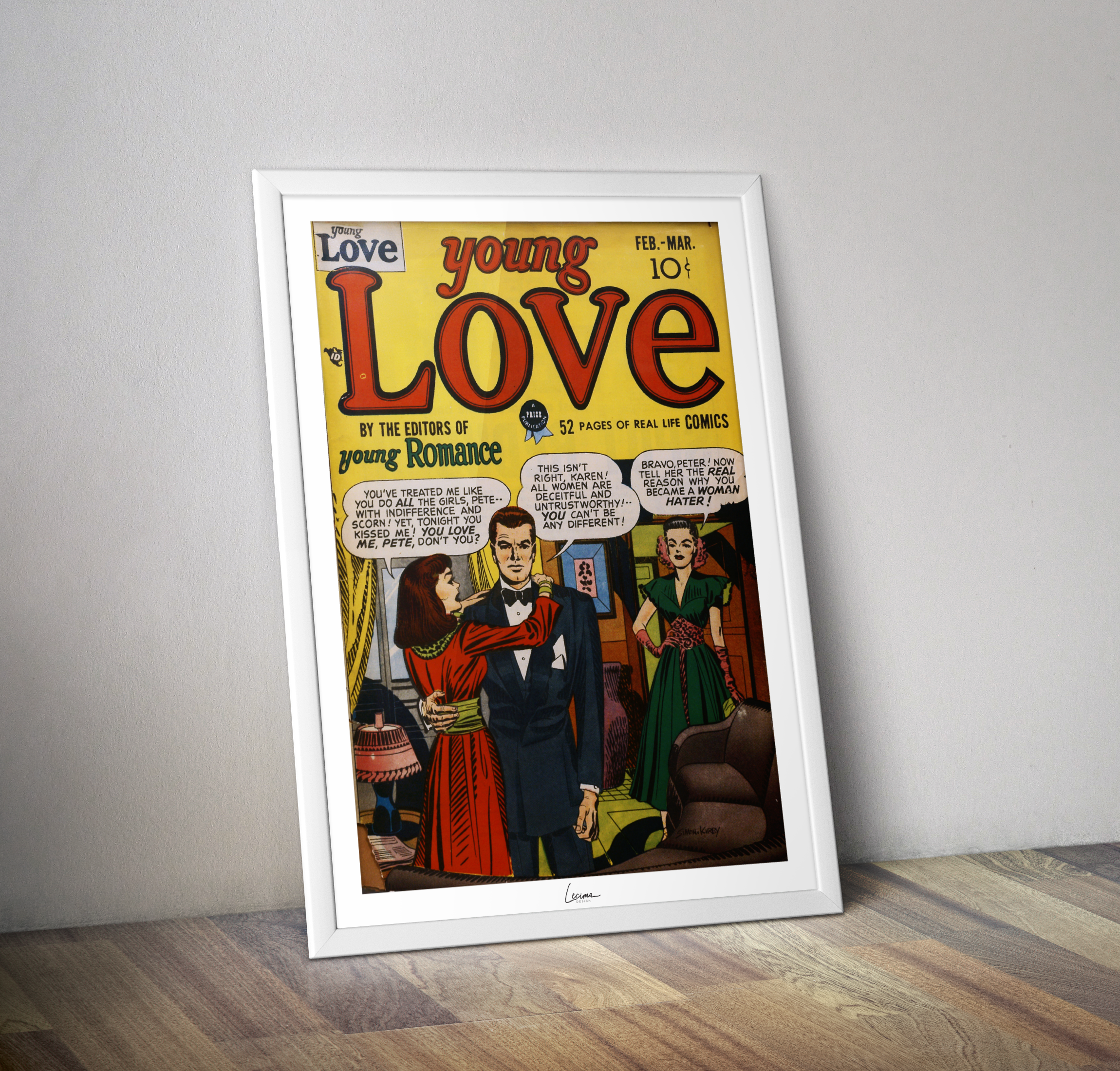 Affiche couverture DC Comics Young Love