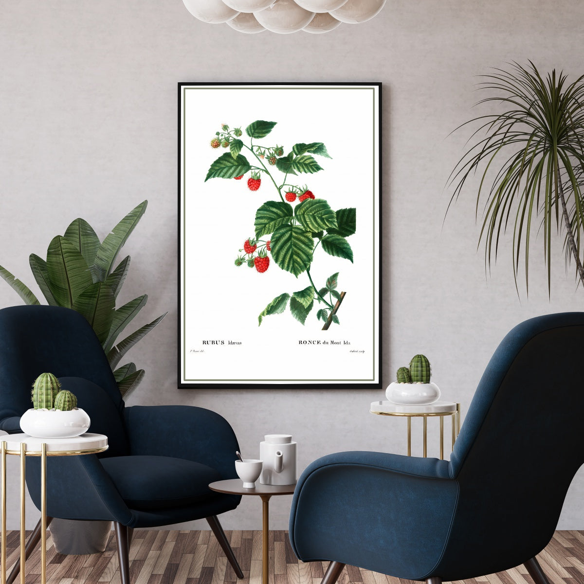 Affiche cuisine vintage Bigarade Couronnée - Poster cuisine fleur oranger