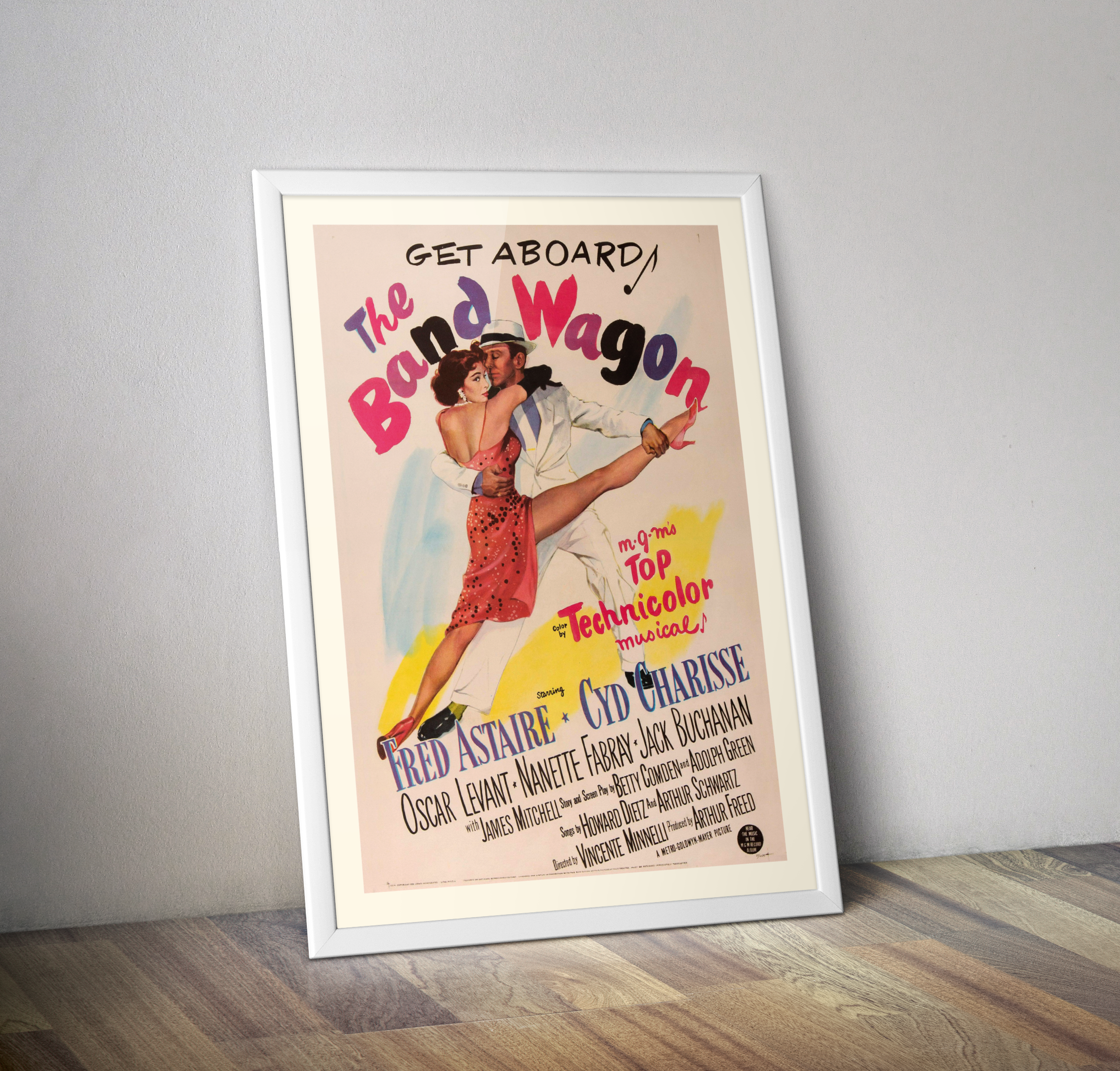 Poster film Tous en scène 1953 I Film The band Wagon