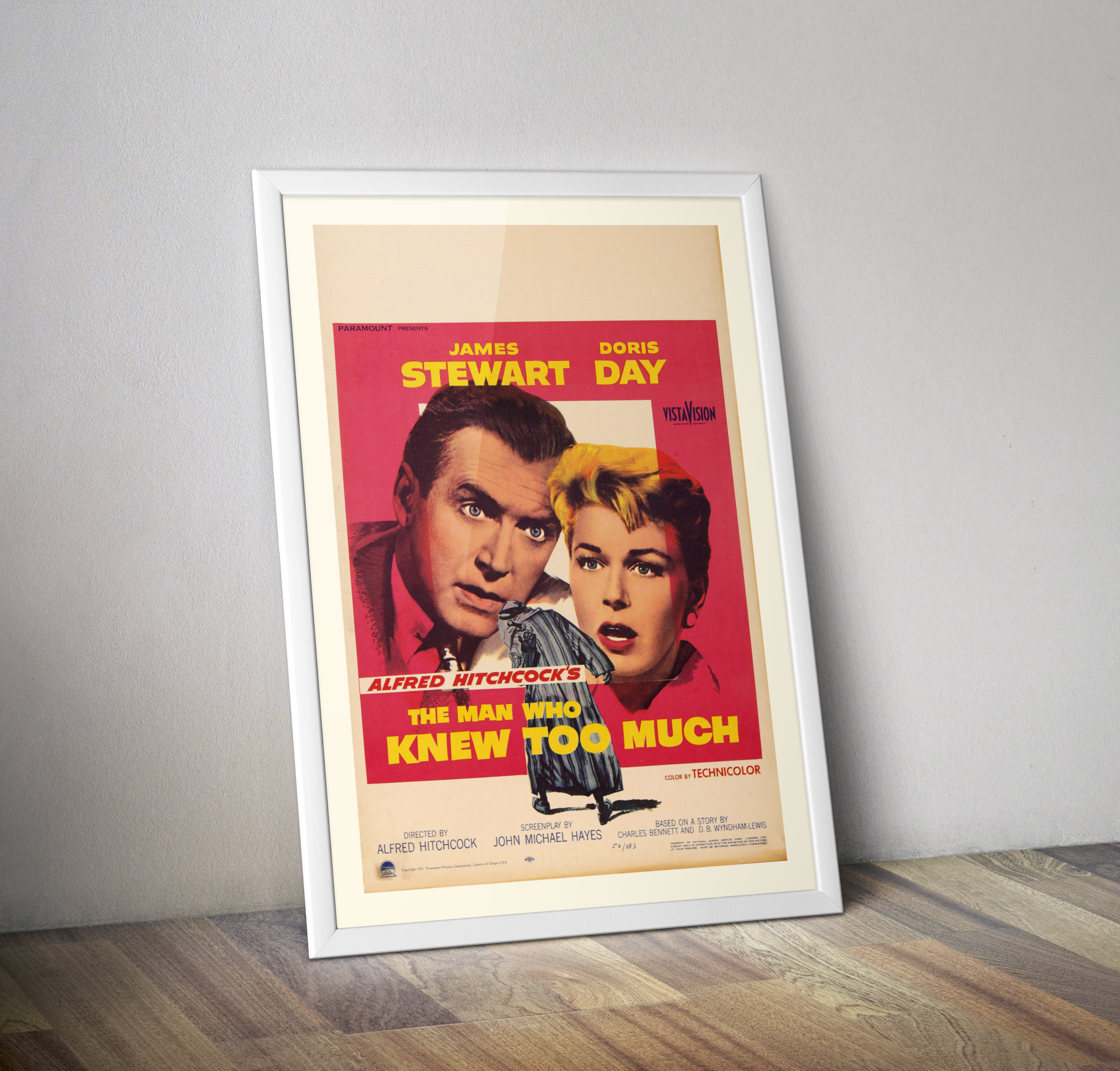 Affiche film L'Homme qui en savait trop 1953 I Film The Man Who Knew Too Much