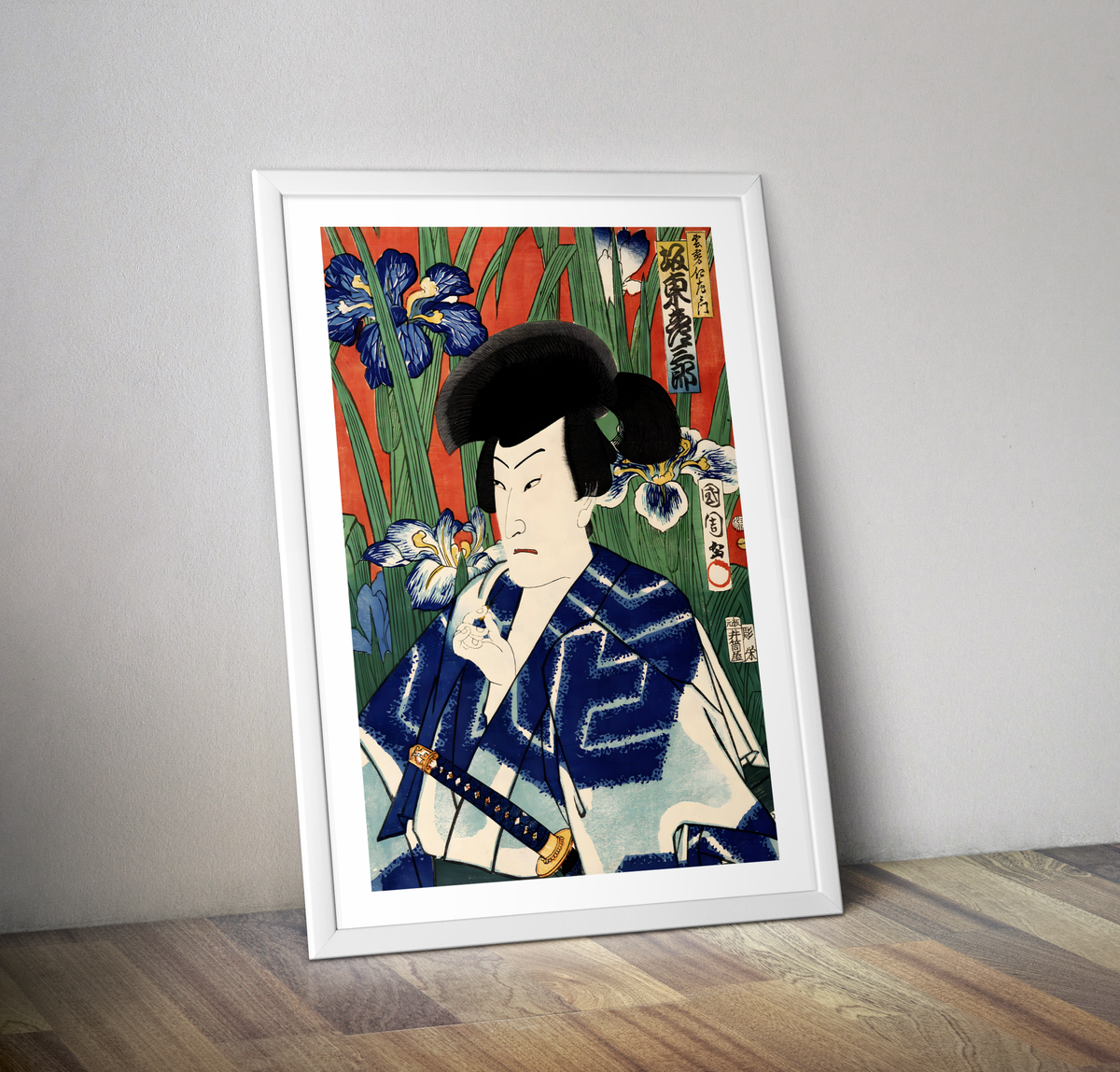 Affiche estampe antique KUNICHIKA Toyohara - Poster art asiatique