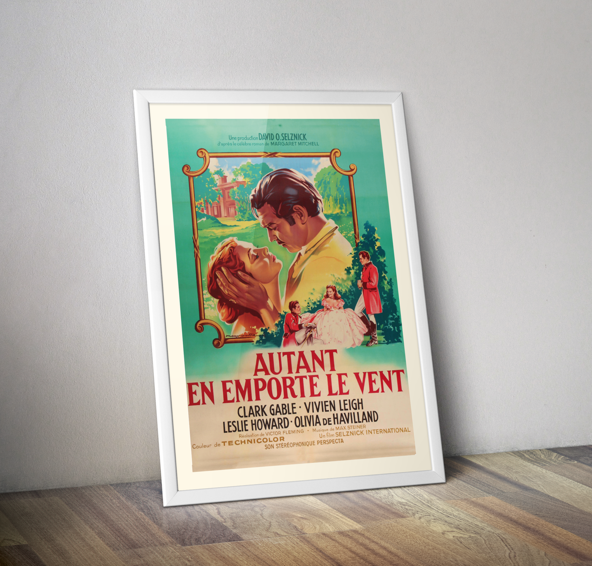Affiche Autant en emporte le vent 1955