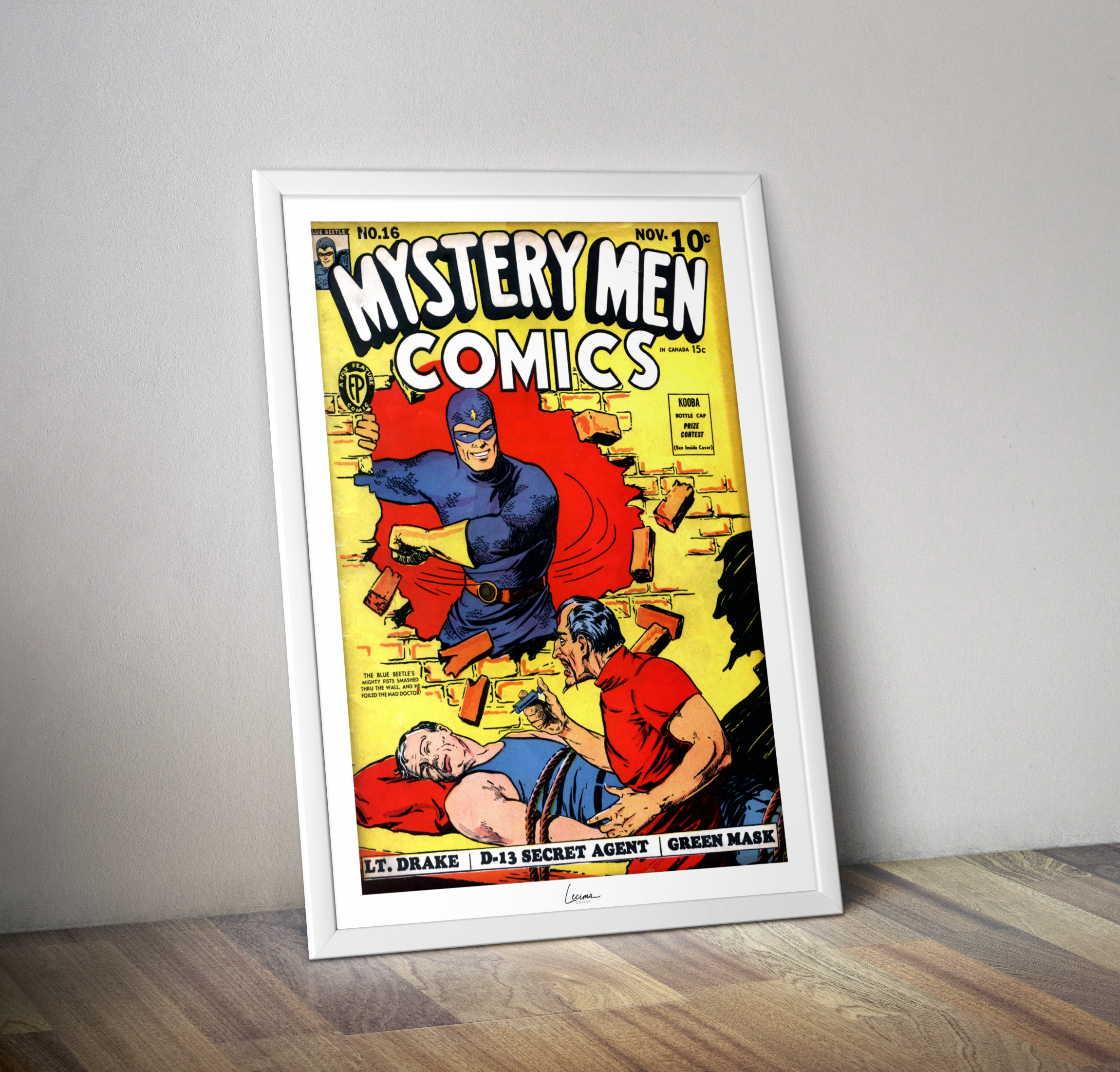 PosterMystery Men Comics numéro 16- Affiche vintage Comics cover
