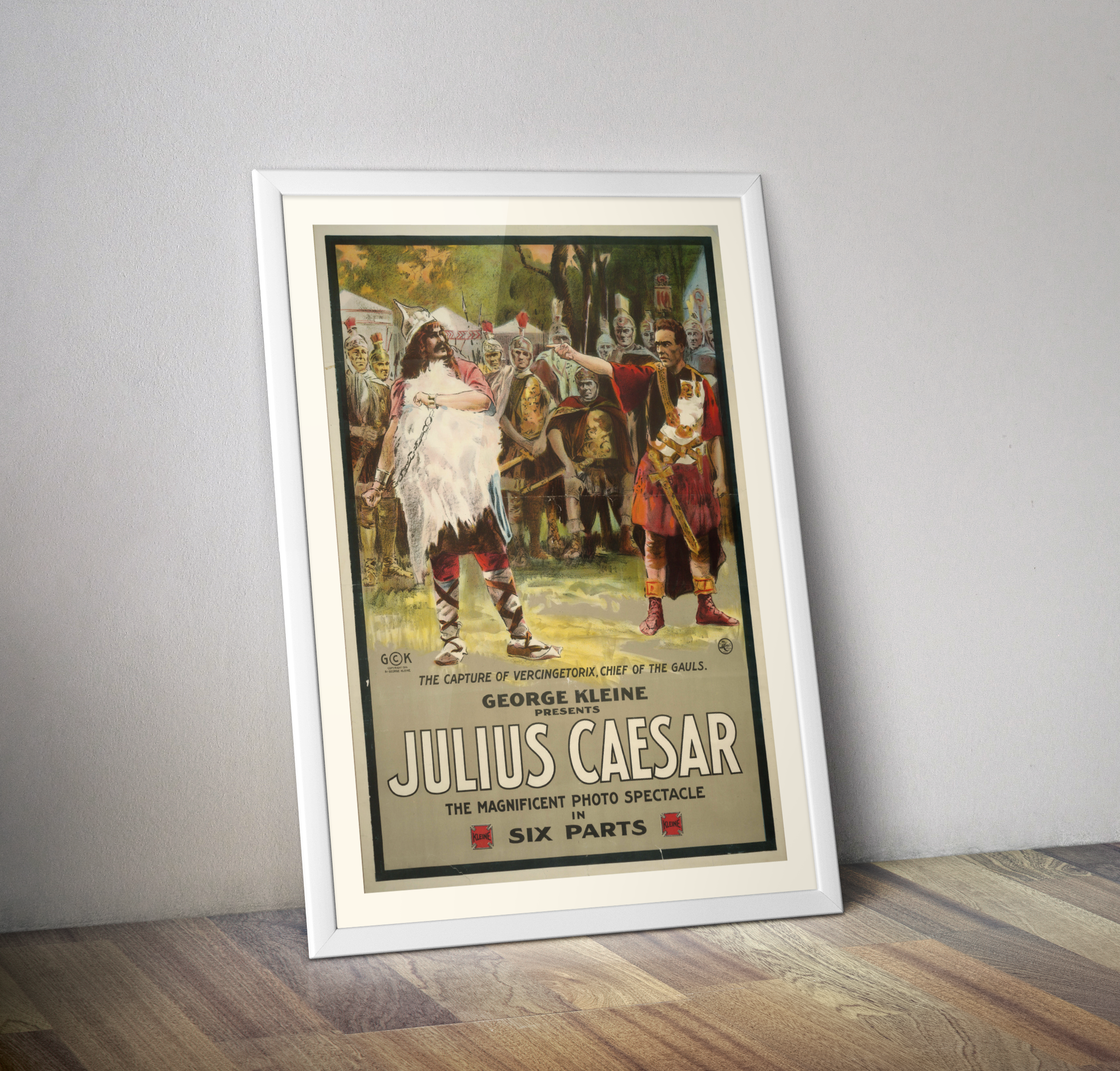 Affiche film Jules César 1914 film de George Kleine