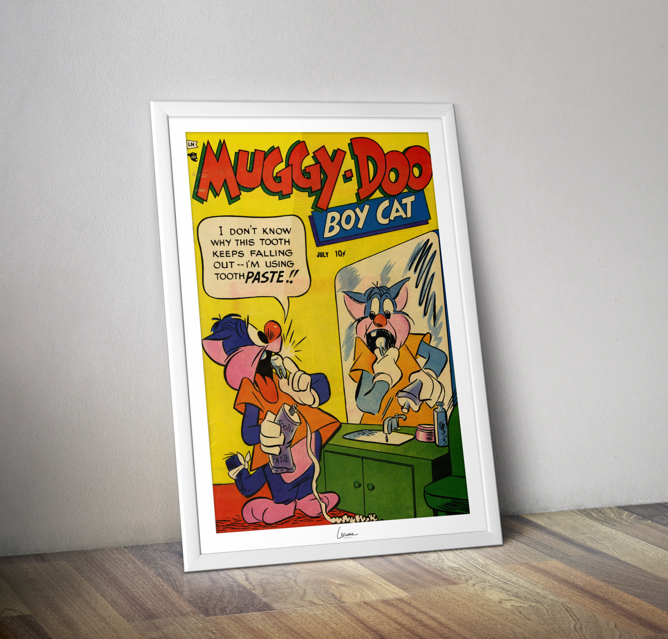 Poster comics MUGGY DOO  - Affiche couverture Comics