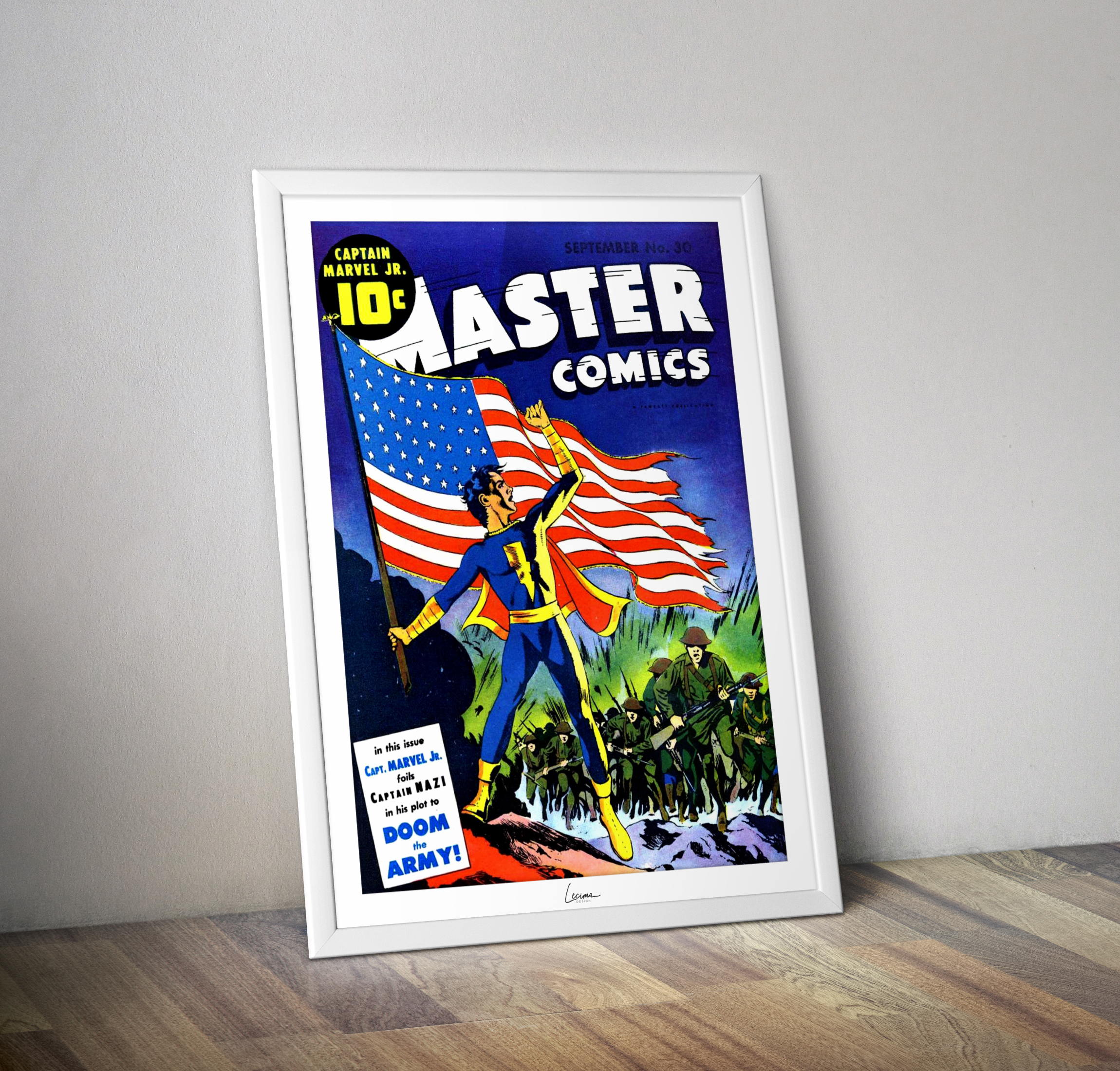 Poster Master comics - Affiche couverture Comics vintage