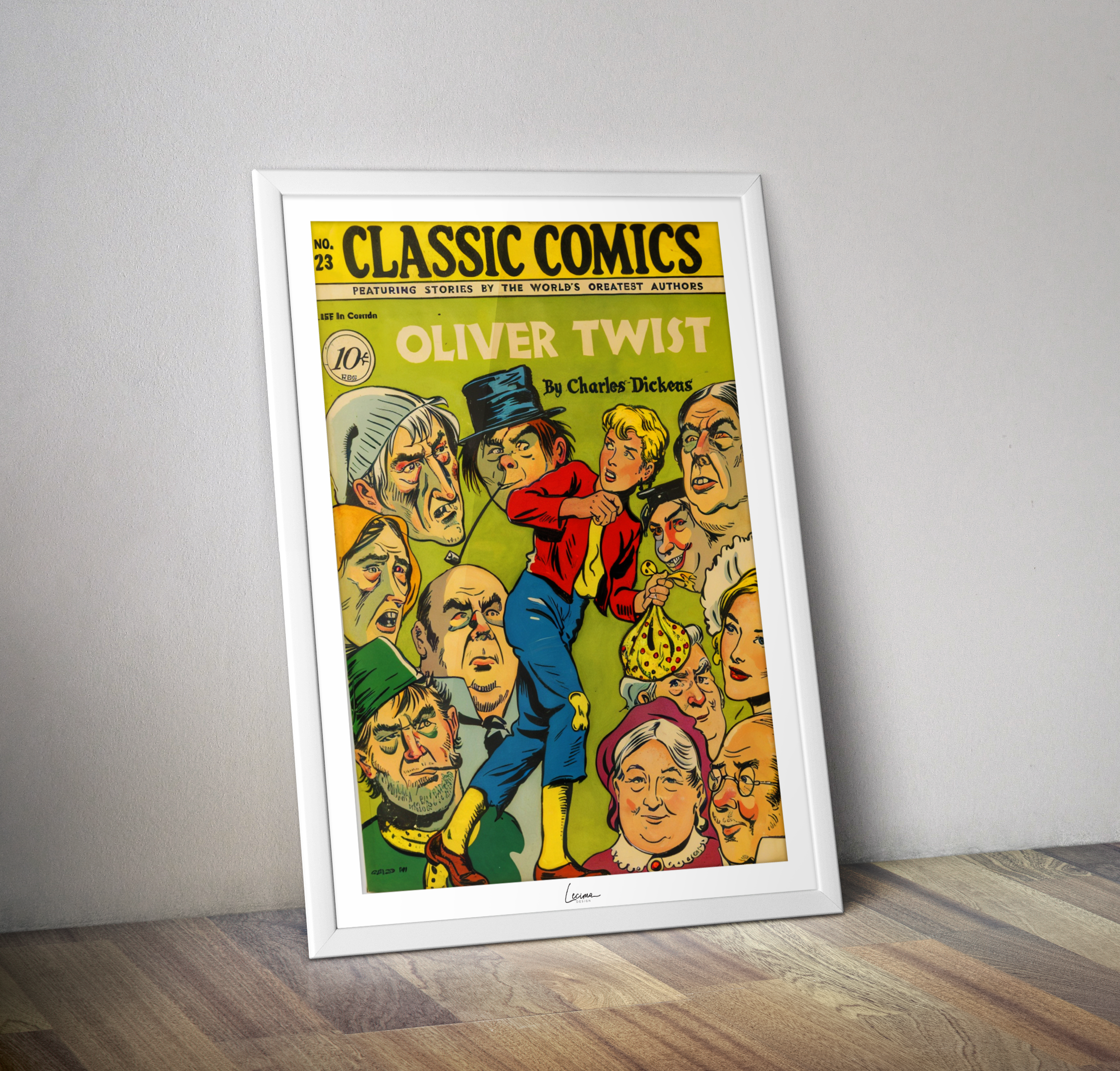 Poster Classic Comics Oliver TWIST - Affiche vintage Comics
