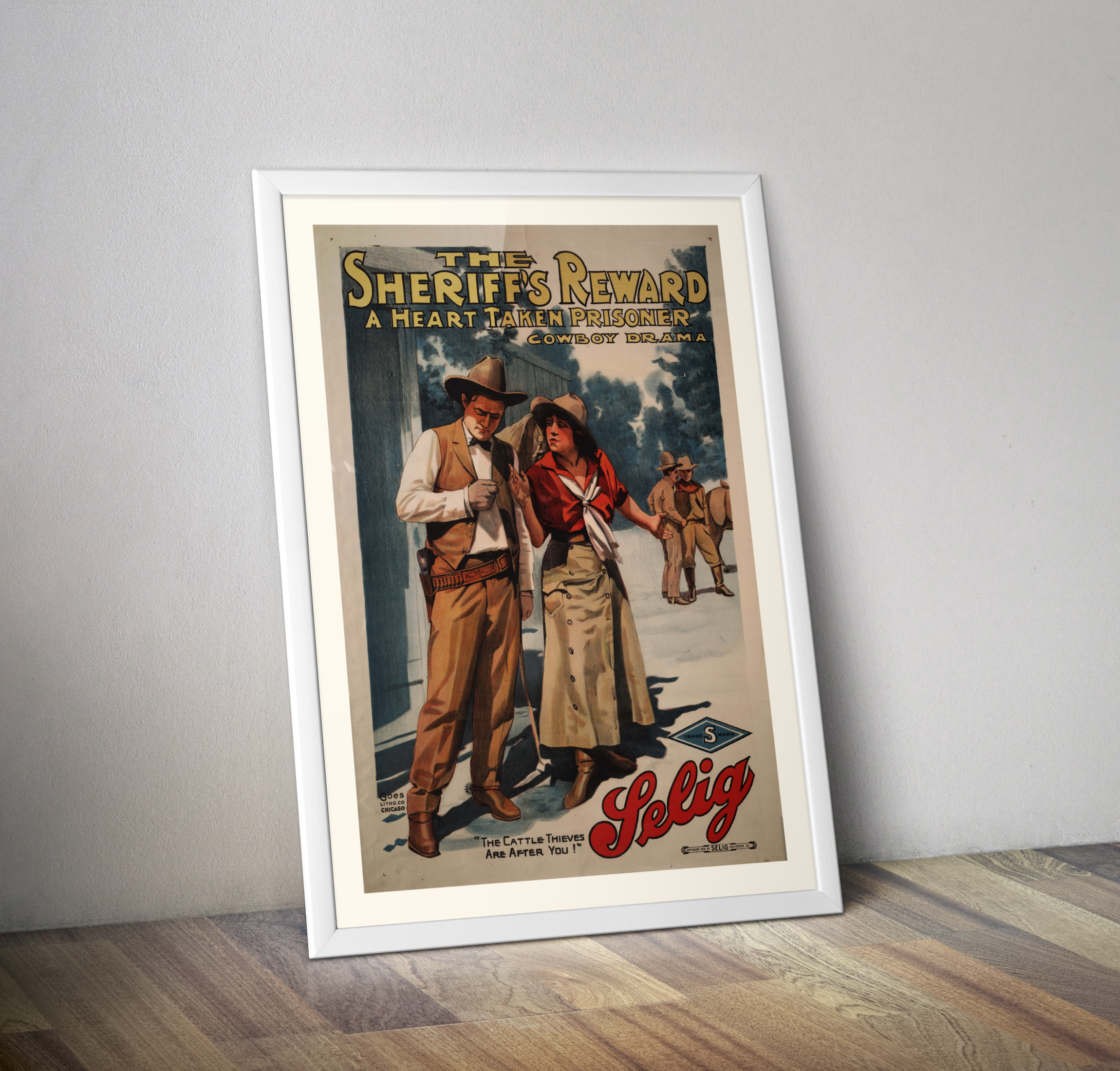 Affiche film The Sheriffs Reward de 1914