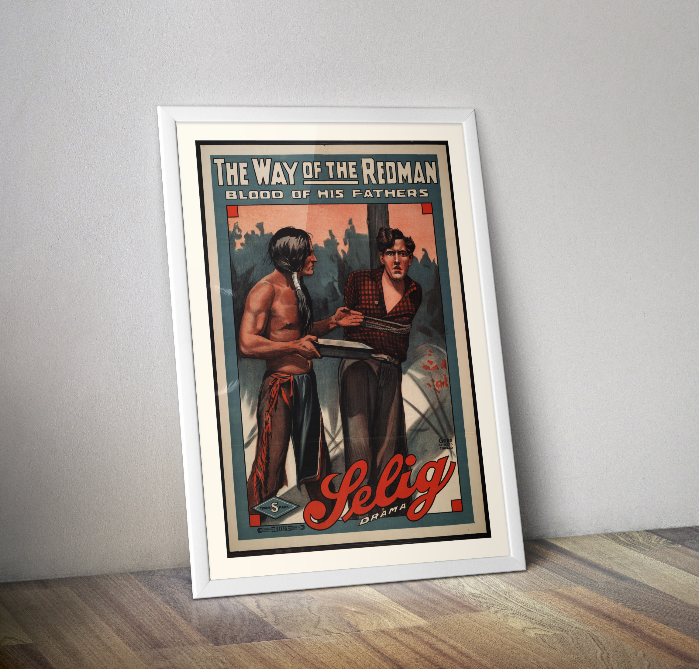 Affiche film The way of the Redman 1914 Selig Polyscope Company