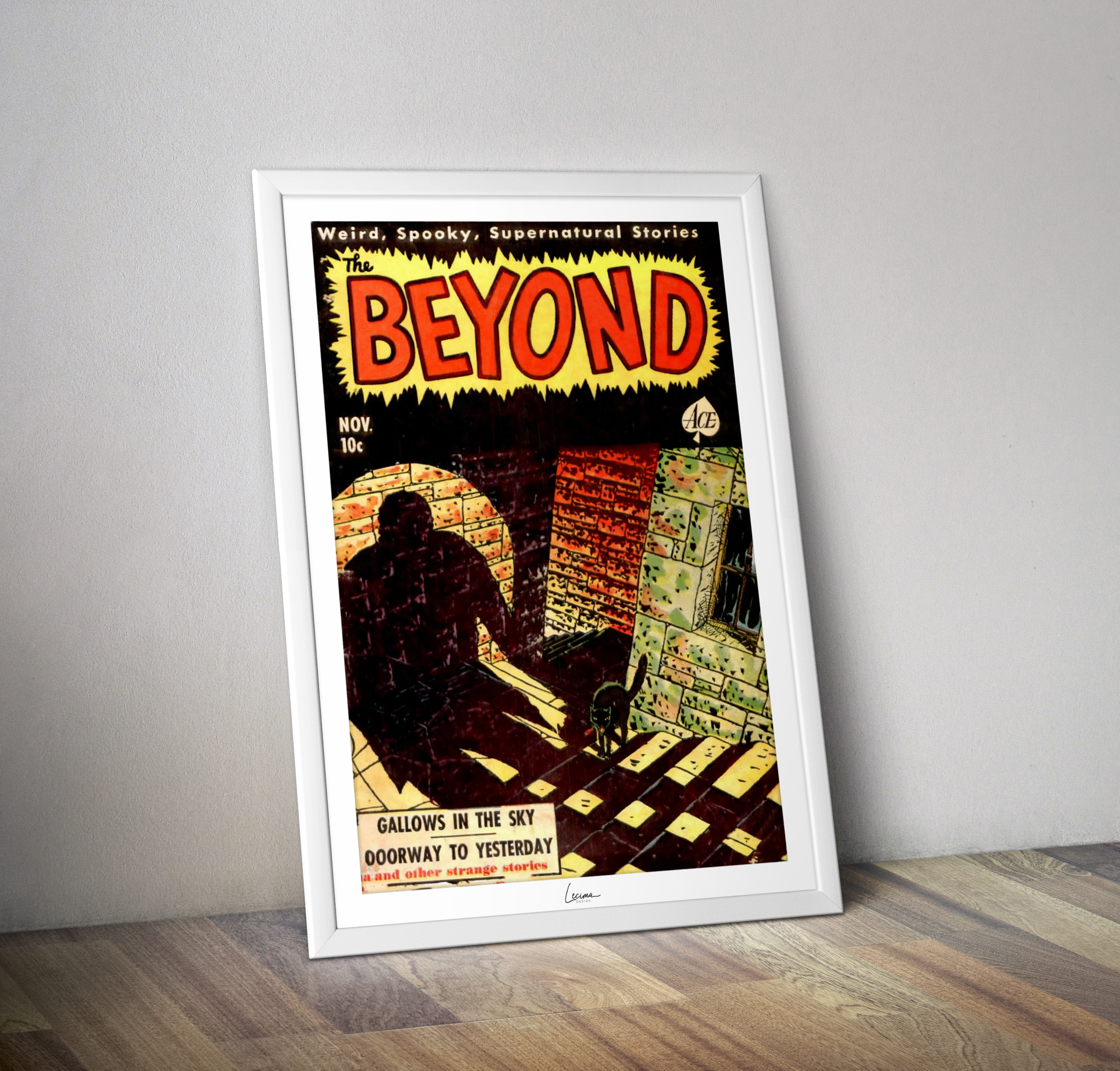 Poster The Beyond comics - Affiche vintage couverture Comics