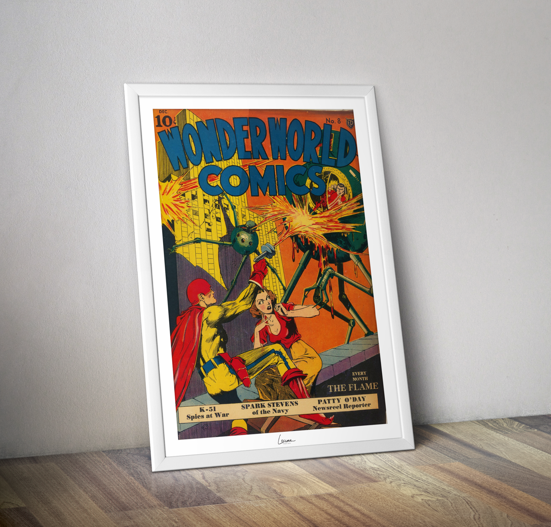Poster Wonderworld Comics - Affiche couverture DC Comics