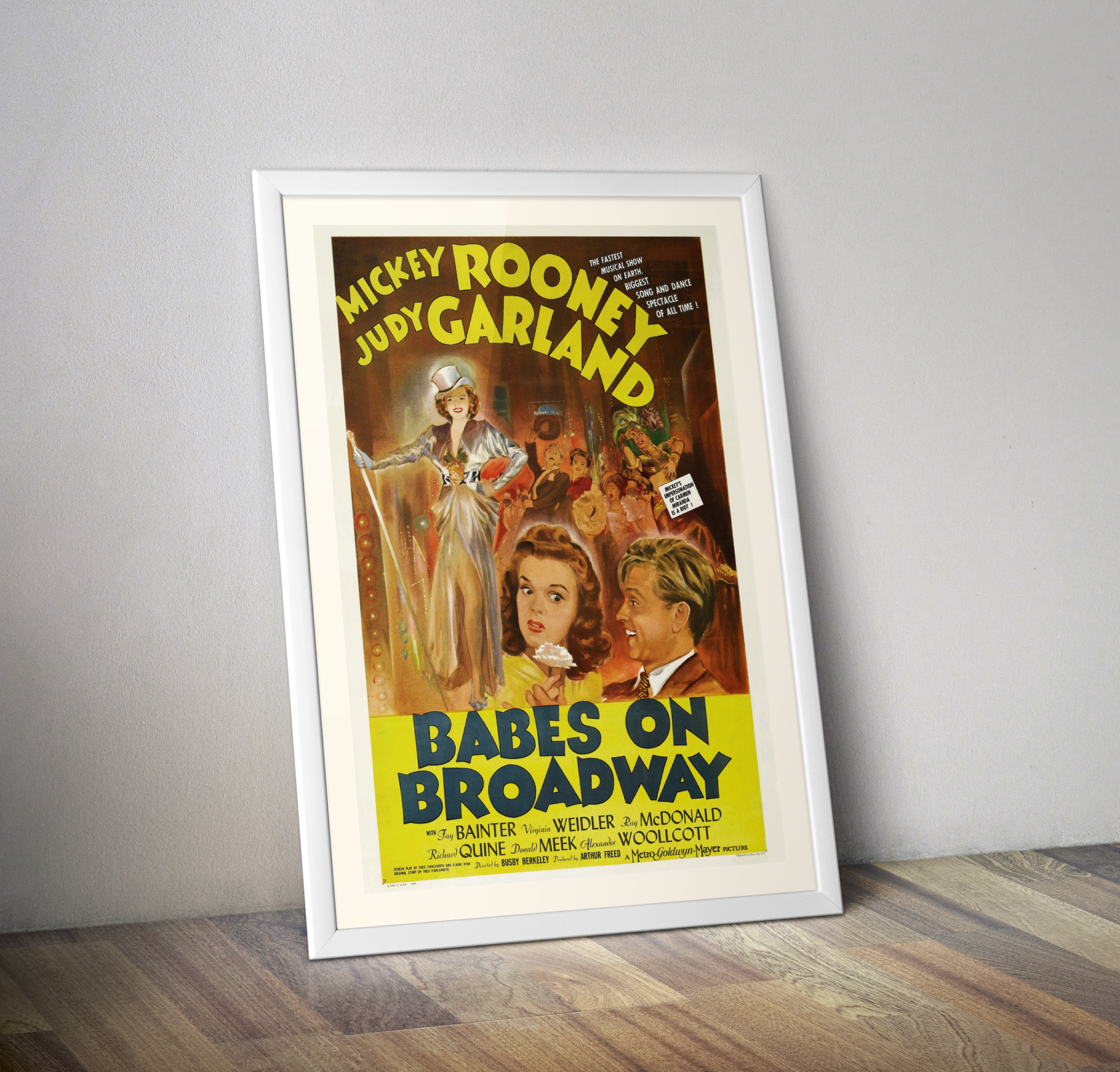 Affiche Film Babe on Broadway Mickey Rooney Judy Garland