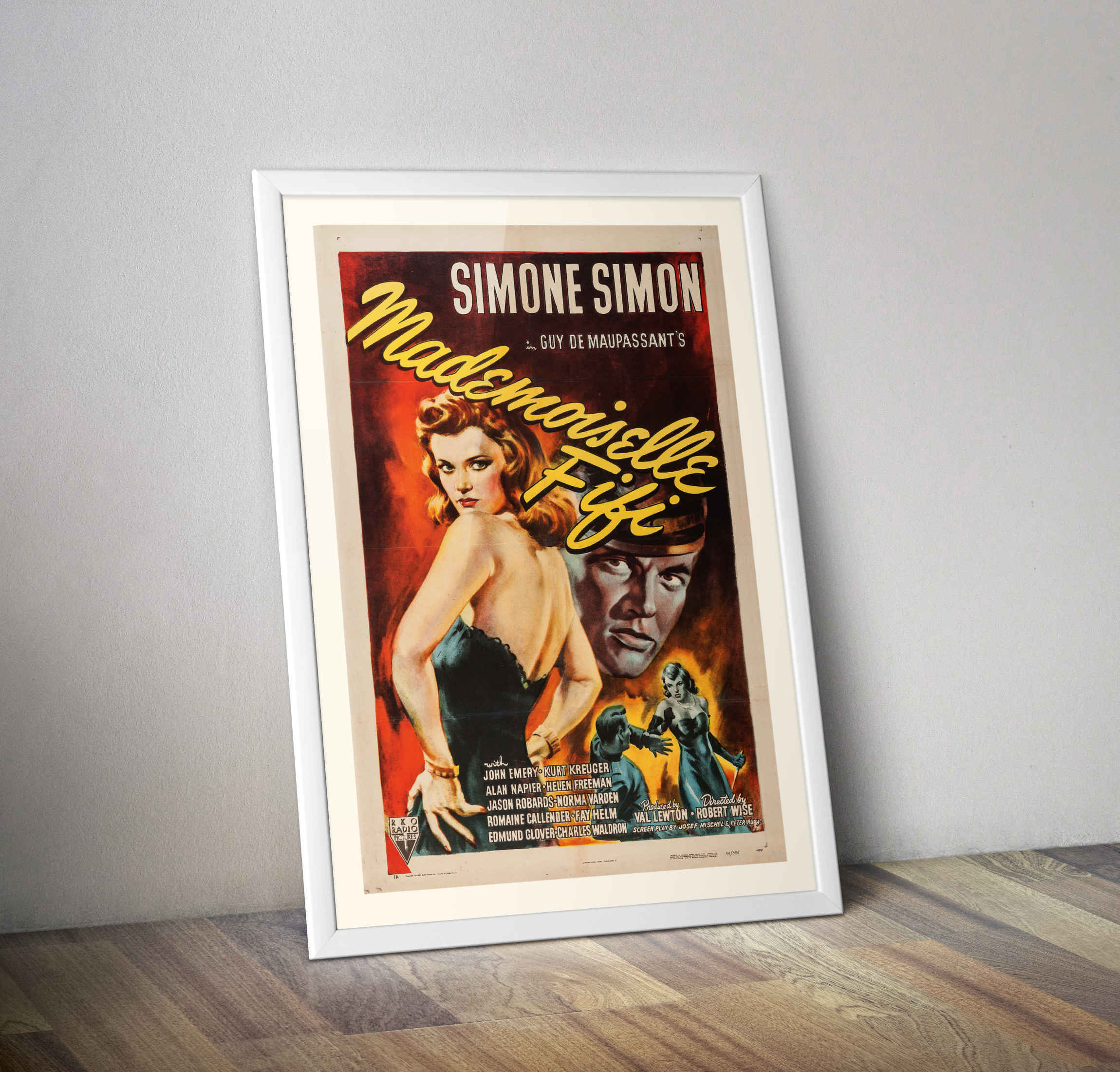 Affiche film Mademoiselle FIGI 1944 Simone Simon