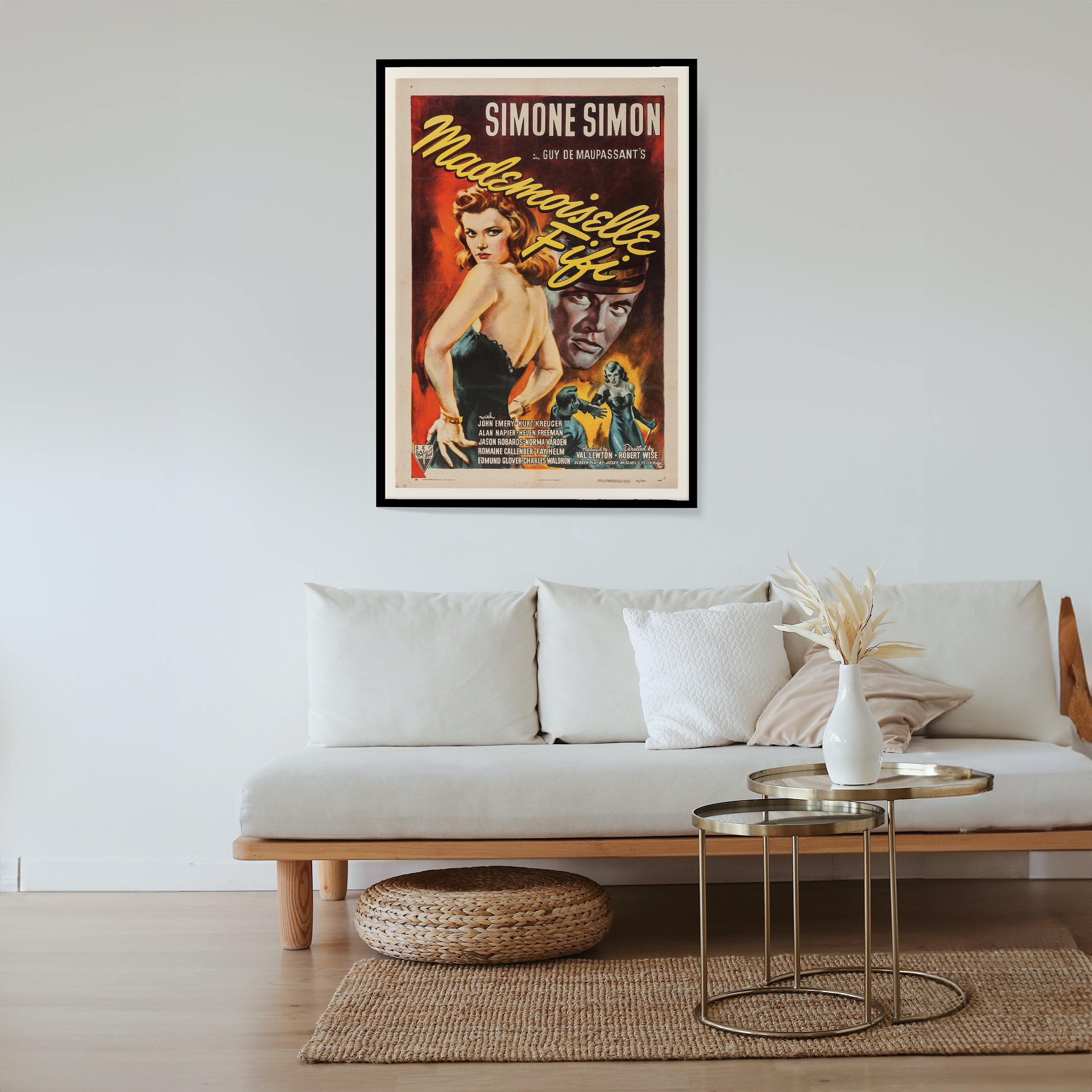 Affiche film Mademoiselle FIGI 1944 Simone Simon