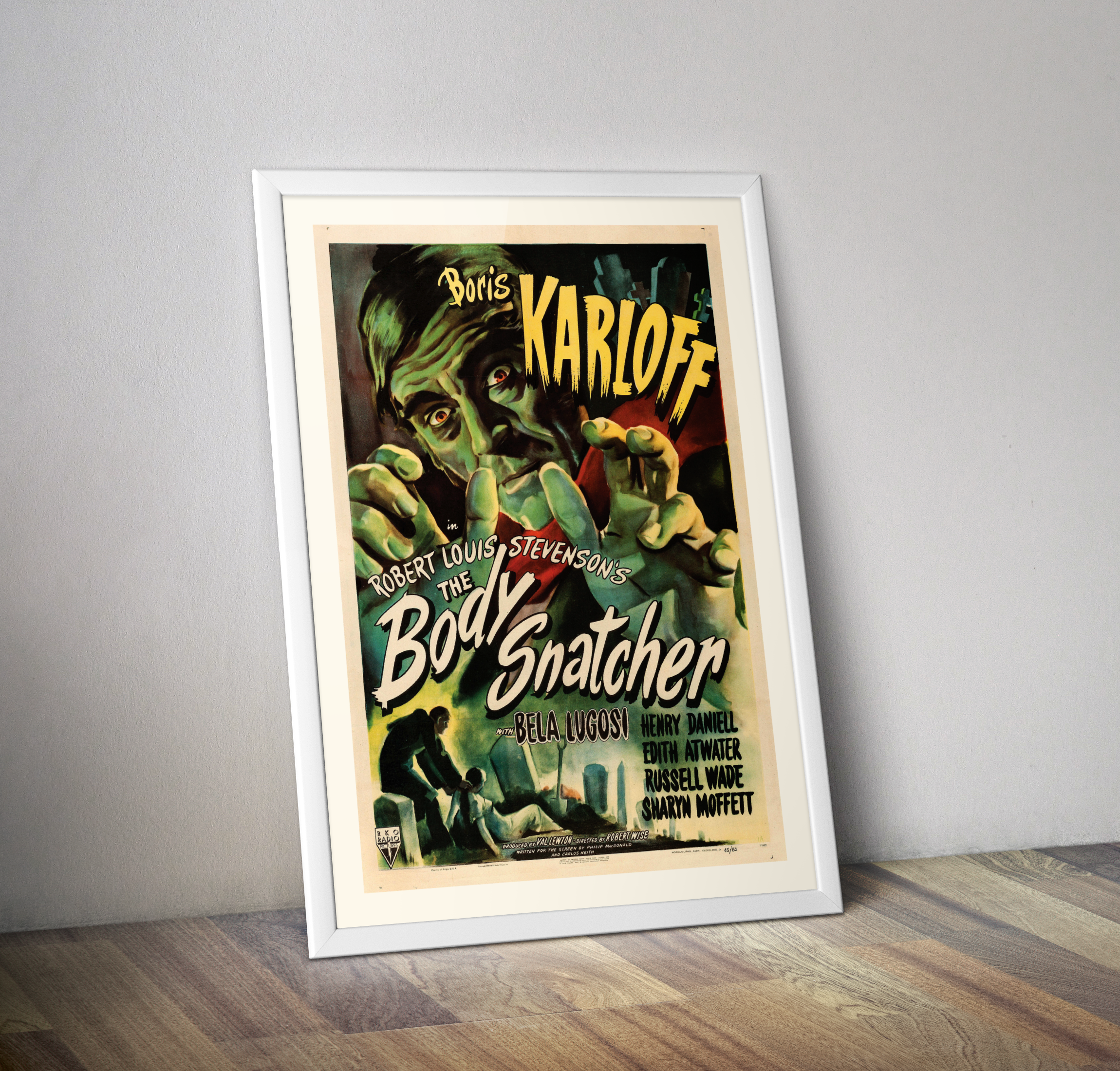 Affiche cinéma The body Snatcher Boris Karloff de 1945