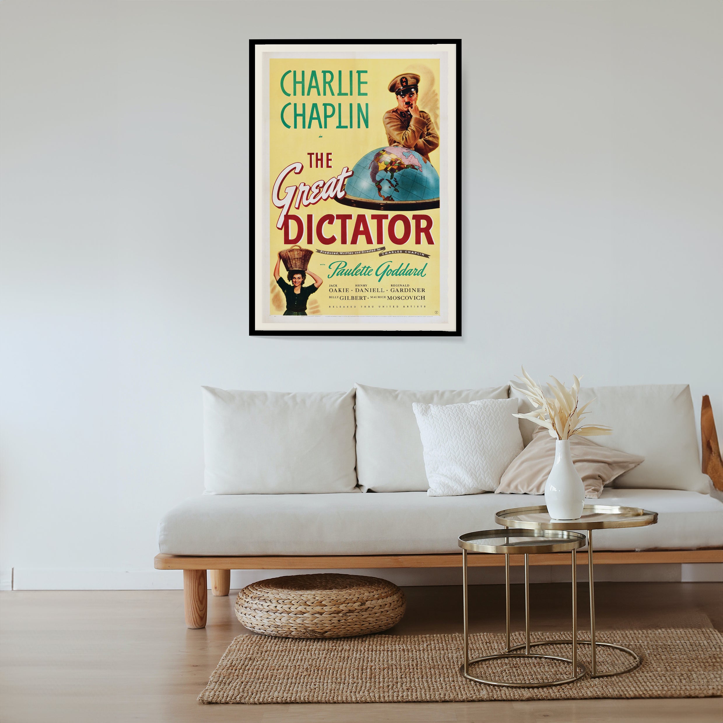 Affiche The great Dictator de 1940 Charlie Chapin