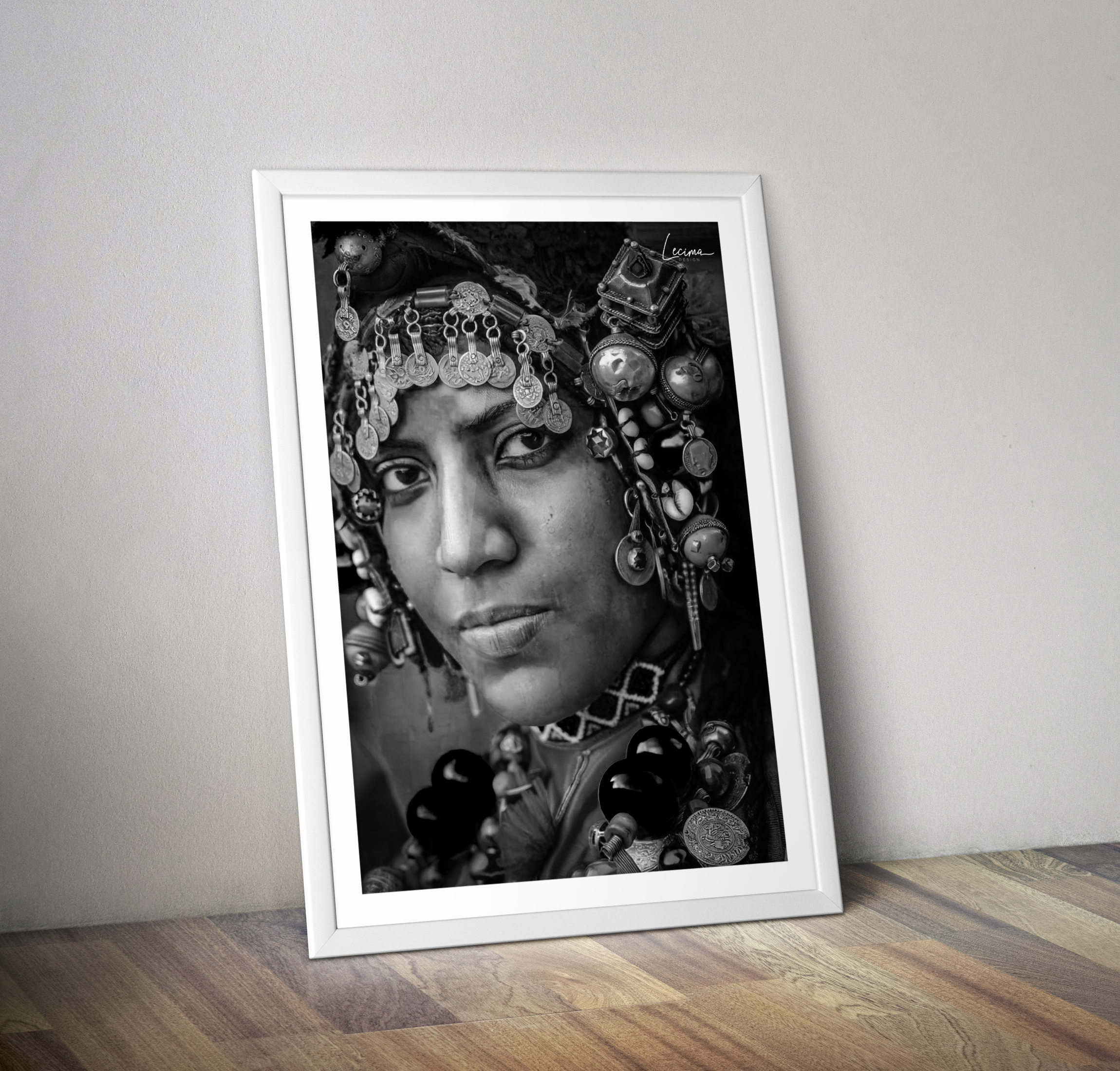 Affiche Maroc danseuse orientale - Poster orientaliste