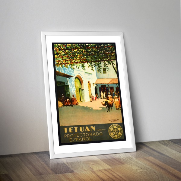 Affiche vintage TETUAN protectorat Espagnole