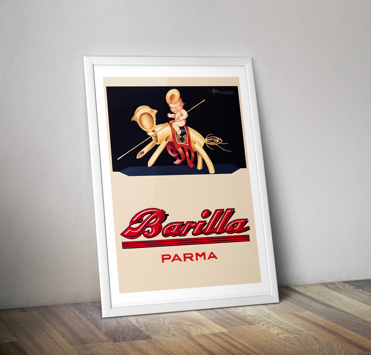 Affiche vintage Barilla Parma