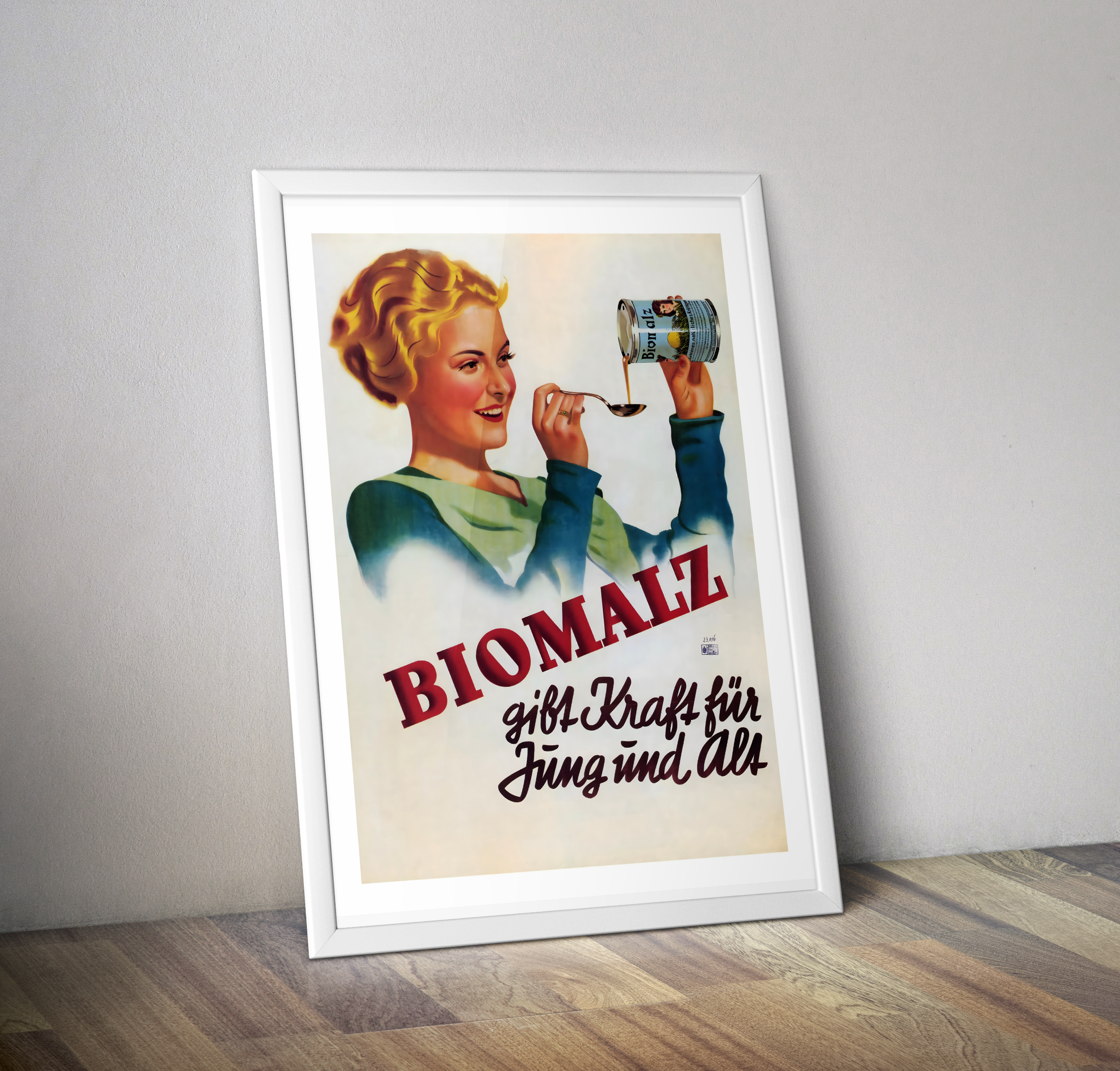 Affiche vintage Biomalz - Poster cuisine