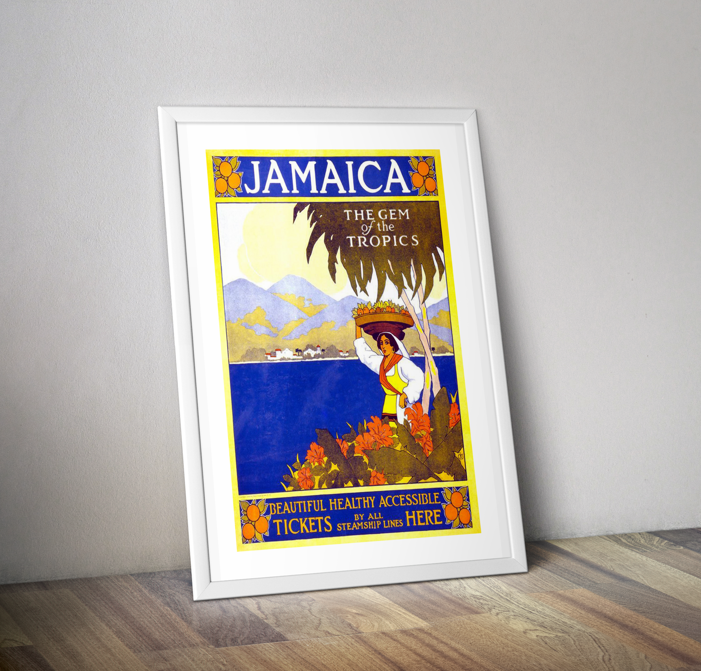 Affiche voyage Jamaica