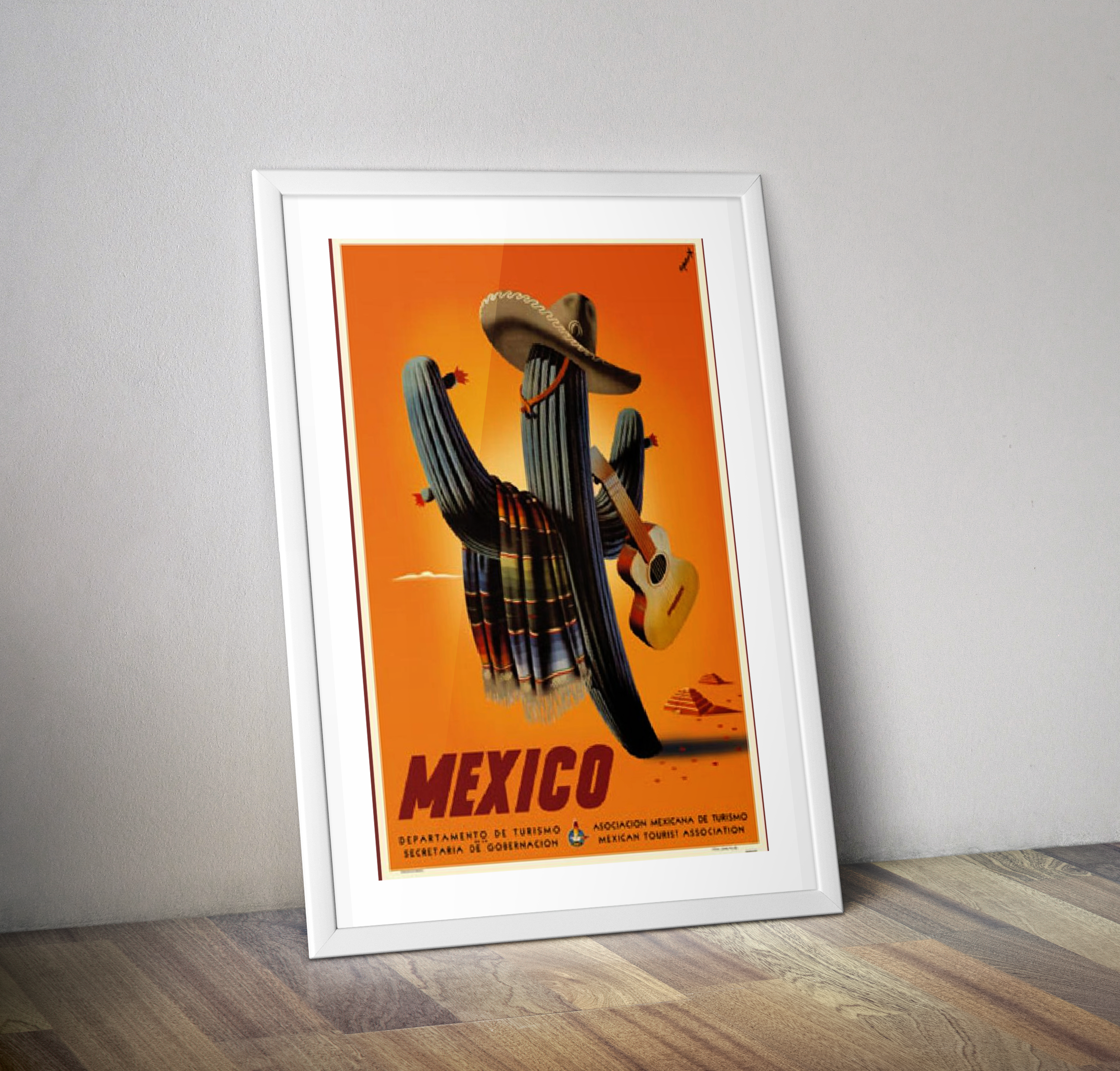 Affiche Mexique office du tourisme 1945