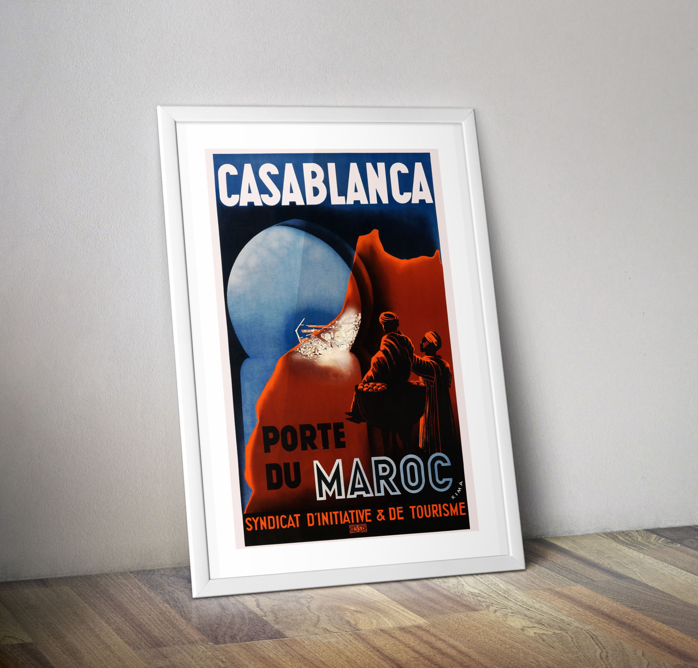 Affiche Port du Maroc Casablanca