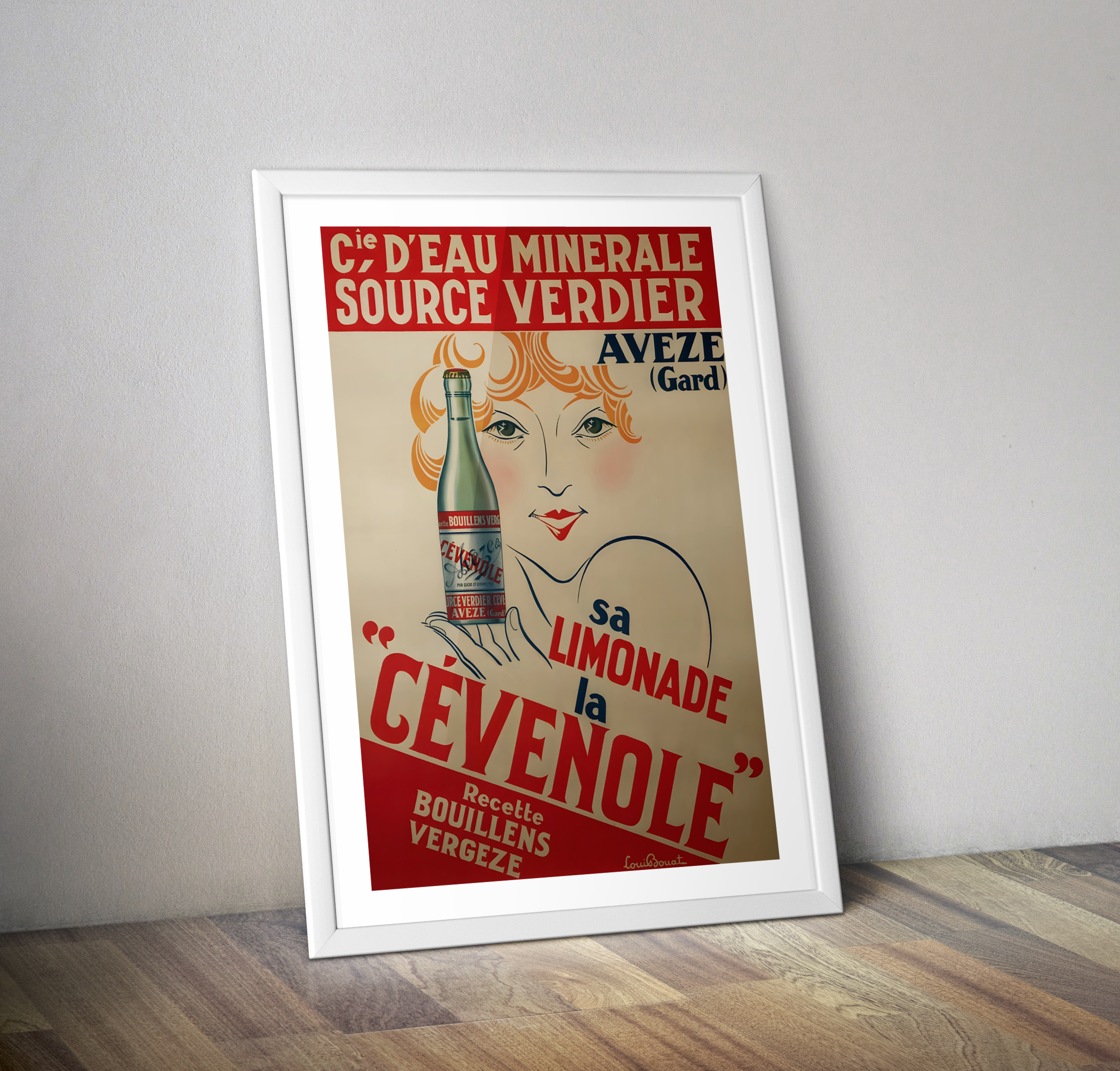 Affiche vintage Limonade La CENENOLE source VERDIER