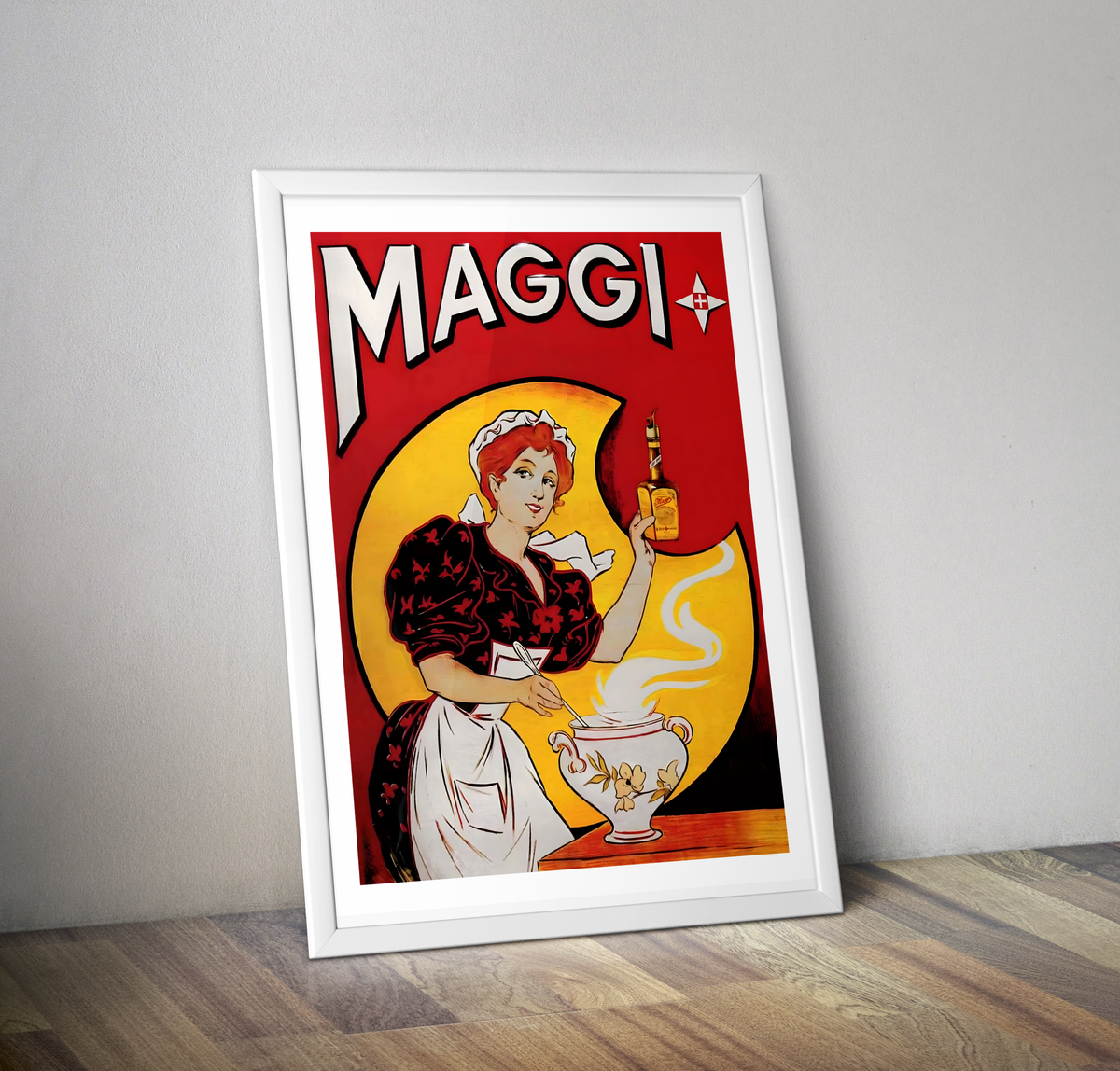 Poster vintage pub MAGGI - Affiche vintage sauce MAGGI